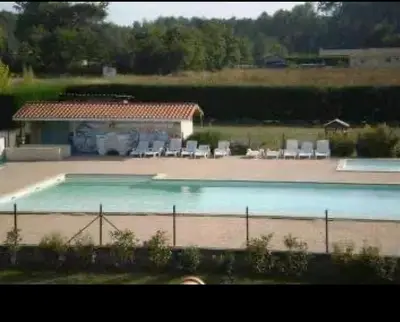 Piscine de l'établissement Mobile home à Mimizan ou située à proximité
