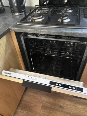 Cuisine ou kitchenette dans l'établissement Mobil-home 3 chambres Siblu La Réserve 388