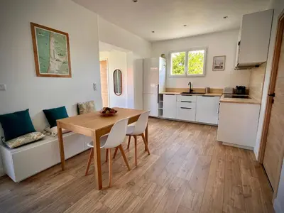Cuisine ou kitchenette dans l'établissement Cap sur l'EDEN