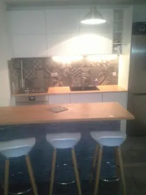 Cuisine ou kitchenette dans l'établissement Entire Apartment in St Vincent de Tyrosse