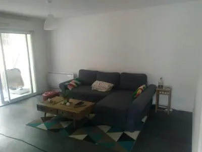 Coin salon dans l'établissement Entire Apartment in St Vincent de Tyrosse
