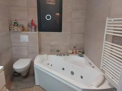 Salle de bains dans l'établissement Villa Cocooning Bassin d'Arcachon