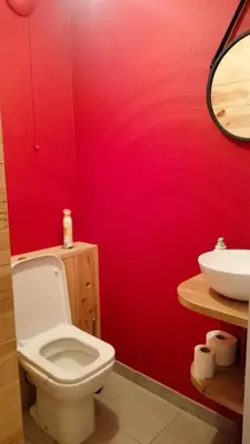 Salle de bains dans l'établissement Maison