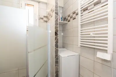 Salle de bains dans l'établissement Atlantic Selection - Studio Ivato, au Port de Capbreton