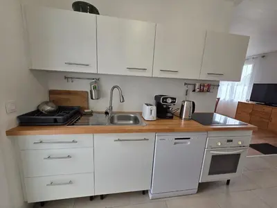 Cuisine ou kitchenette dans l'établissement L'Etché Ona