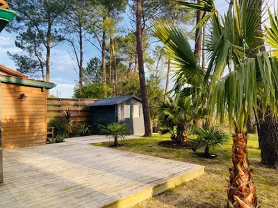 Jardin de l'établissement Maison proche plage et Golf