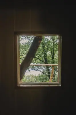 Plan de l'établissement La Cabanoun, cabane perchée vue lac