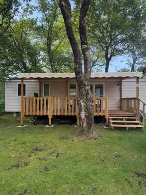 Jardin de l'établissement Mobil home B1Bis La Pointe LB