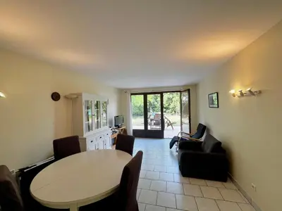 Coin salon dans l'établissement Mes vacances au Pyla