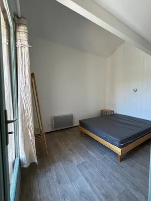 Un ou plusieurs lits dans un hébergement de l'établissement Maisonnette 4-5 pers - proche lac & Océan