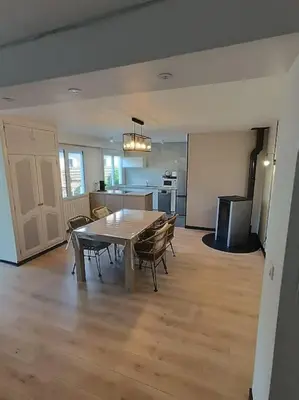 Cuisine ou kitchenette dans l'établissement Maison à Vieux Boucau les Bains