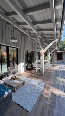 Balcon ou terrasse dans l'établissement La Cabane du Cap Ferret