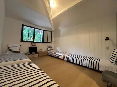 Un ou plusieurs lits dans un hébergement de l'établissement La Cabane du Cap Ferret