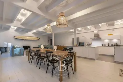 Cuisine ou kitchenette dans l'établissement La Cabane du Cap Ferret
