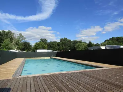 Piscine de l'établissement Mobil-home Camping MIMIZAN ou située à proximité