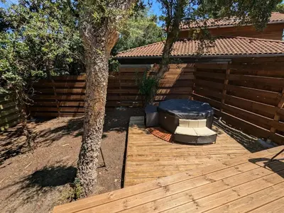 Jardin de l'établissement New 3 bedroom villa with Spa