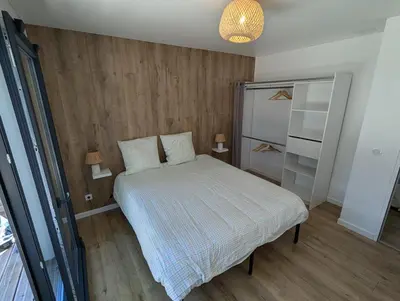Un ou plusieurs lits dans un hébergement de l'établissement New 3 bedroom villa with Spa
