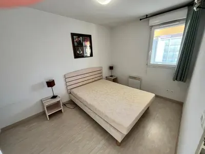 Un ou plusieurs lits dans un hébergement de l'établissement Ocean Escape Mimizan Beach