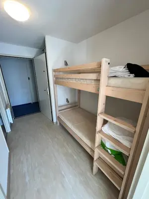 Un ou plusieurs lits superposés dans un hébergement de l'établissement Ocean Escape Mimizan Beach