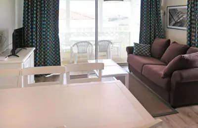Coin salon dans l'établissement Mimizan plage Balcon des pêcheurs