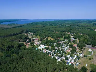 Paysage naturel près de le camping