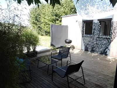 Jardin de l'établissement la pause landaise