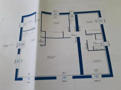 Plan de l'établissement Gite de la teoulere