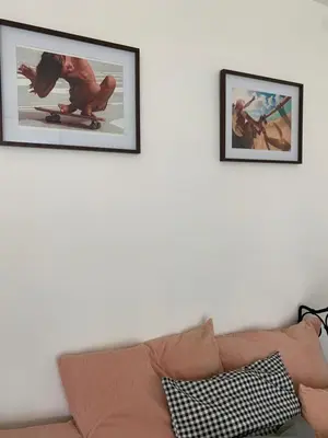 Coin salon dans l'établissement Maison avec 2 chambres à Hossegor