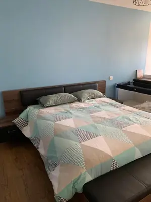 Un ou plusieurs lits dans un hébergement de l'établissement Maison du Lanot