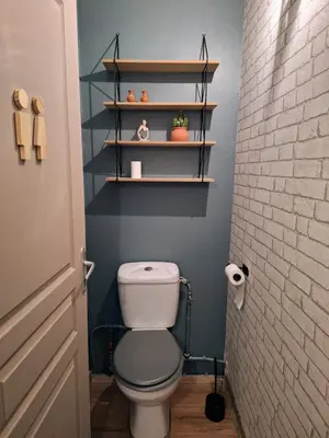 Salle de bains dans l'établissement Appartement Saliora