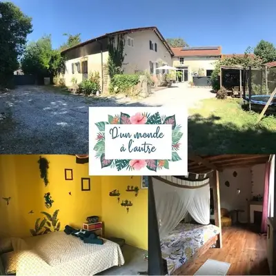 Maison à la campagne entre montagne et mer