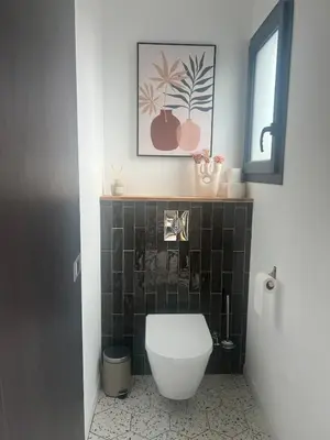 Salle de bains dans l'établissement T2 cosy au calme , proche Dax