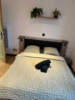 Un ou plusieurs lits dans un hébergement de l'établissement DaxLodge T2 coasy