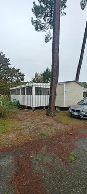 Plan de l'établissement MH310 2 chambres et 2 salles de bain de 40m2 dans camping 4 étoiles