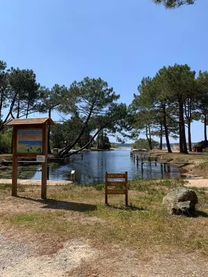 Paysage naturel près de le camping