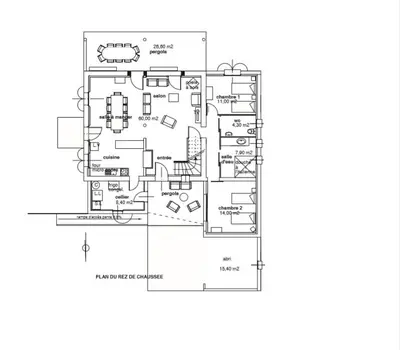 Plan de l'établissement Chez petite zelinde