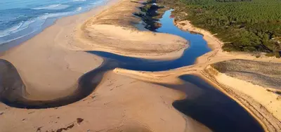 Paysage naturel près de la maison de vacances