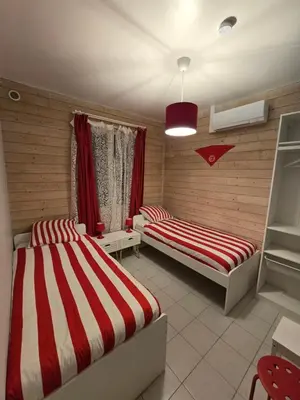 Un ou plusieurs lits dans un hébergement de l'établissement Gîte Horizons Landais Séjour professionnel et vacances dans les Landes