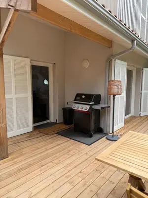 Plan de l'établissement La petite Marensine T3 duplex