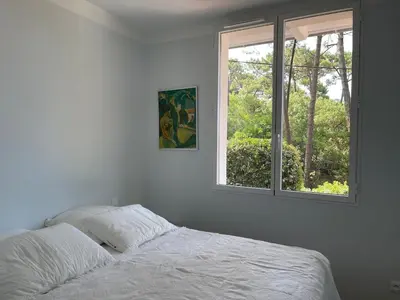Un ou plusieurs lits dans un hébergement de l'établissement La Maison du Lac