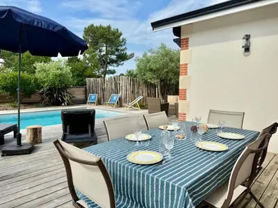 Piscine de l'établissement Villa Paloma piscine chauffée 8 pers ou située à proximité