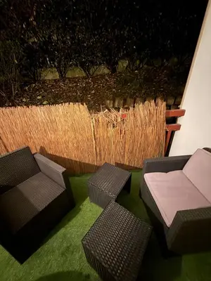 Coin salon dans l'établissement T2 Cozy entre plage et lac