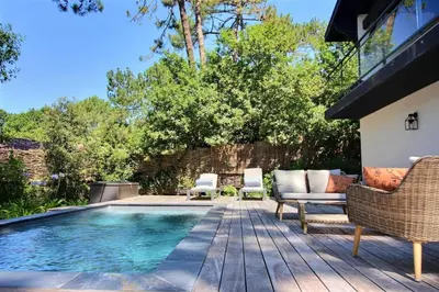 Piscine de l'établissement Villa Camille - ARCHIK Plage du Pyla ou située à proximité