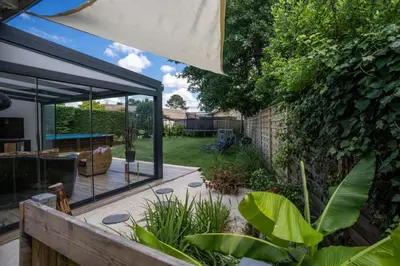 Jardin de l'établissement Villa aux portes de l'Océan