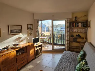Plan de l'établissement Agréable appartement 2 chambres Notre Dame 200m de la plage, piscine commune