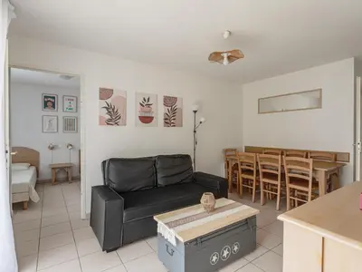 Coin salon dans l'établissement Allee des Dunes N37 4P7