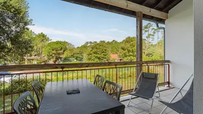 Balcon ou terrasse dans l'établissement Allee des Dunes E N57 3P6