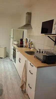 Cuisine ou kitchenette dans l'établissement Maison et appartement en rez de chaussée 7 chambres