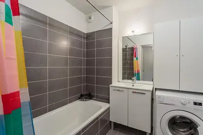 Salle de bains dans l'établissement Ondres et Soleil - 20min de Bayonne