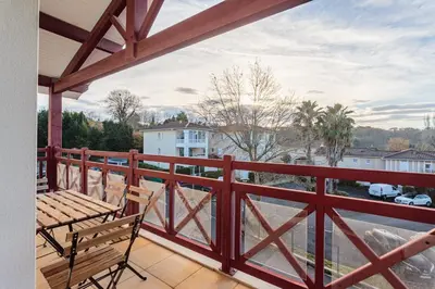 Balcon ou terrasse dans l'établissement Ondres et Soleil - 20min de Bayonne